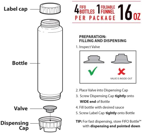 Non-Distracting Ketchup Dispenser 4-Pack