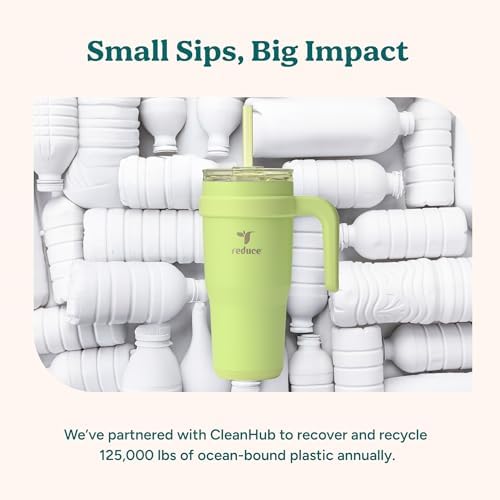 Reduce 24oz Compact Stainless Steel Tumbler with Handle