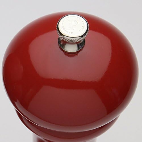10-Inch Candy Apple Red Chef Specialties Pepper Mill Salt Shaker Set
