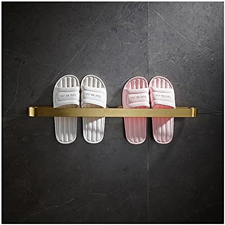 High-Quality Aluminum Towel Rail Wall-Mounted Bathroom Towel Holder Gold Black Option