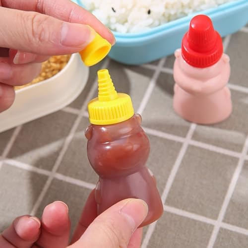 bears shaped mini condiment bottles 23ml pack of 8