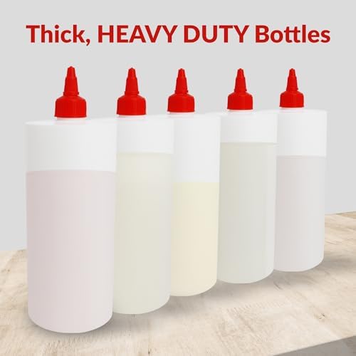 Reli 24 Oz Plastic Squeeze Bottles 8 Pack