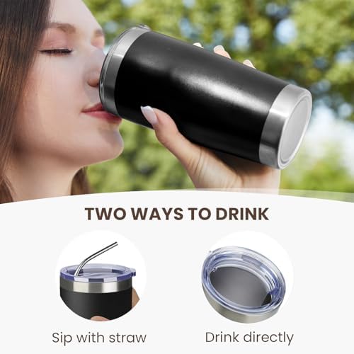 MEWAY 20oz Tumbler 8 Pack Double Wall Vacuum Insulated Travel Mug Set