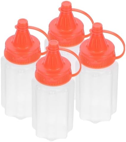 4-Piece Metal Squeeze Bottles Set