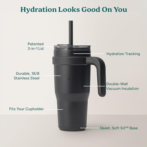 Reduce 24oz Compact Stainless Steel Tumbler with Handle