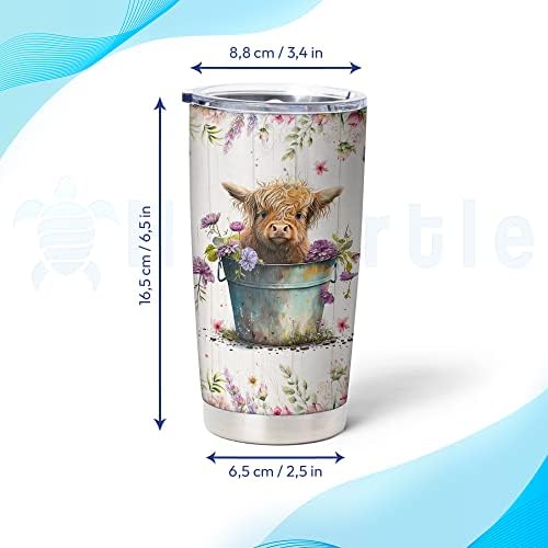 Personalized Stainless Steel Tumbler for Coffee Drinkers Up to 20 oz