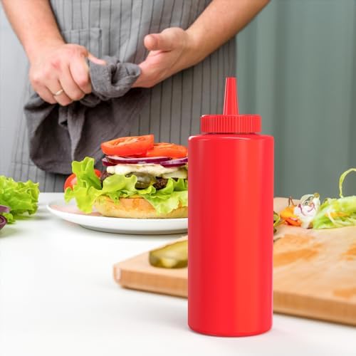 BrightFrom Condiment Squeeze Bottles BPA-Free 12oz 2Pack