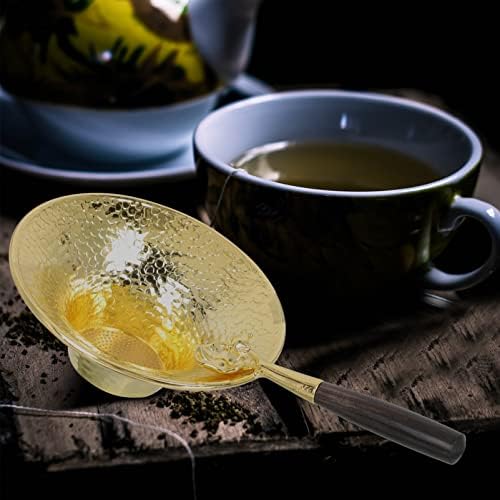 Golden Handle Tea Infuser with Chinese Craftsmanship