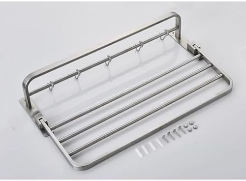 50cm Space-Saving Towel Rack for Bathroom or Closet Use