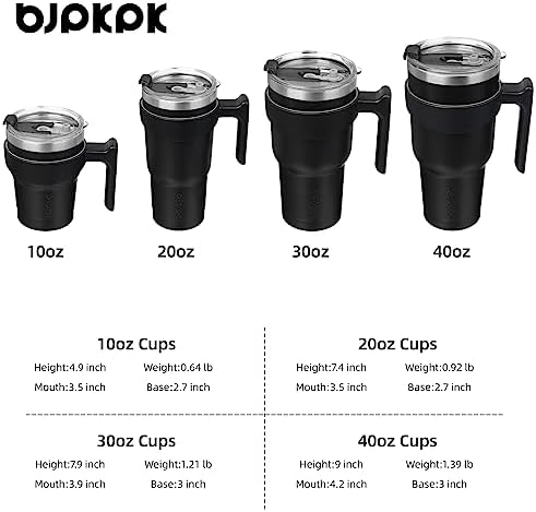 Stainless Steel Tumbler with Handle 10 oz