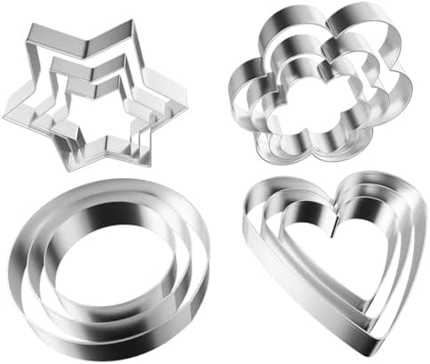 High-Quality Metal Cookie Cutters Set Perfect Gift for Kids and Adults