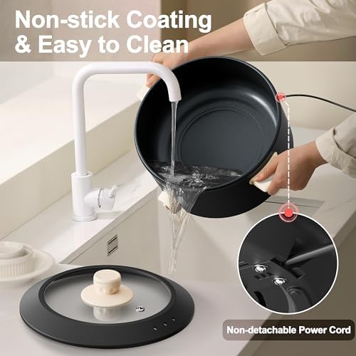 TopWit Dual-Power Electric Hot Pot for Large Gatherings