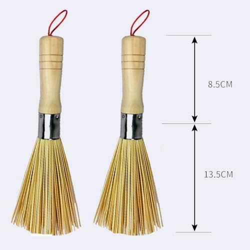 ZIYOUUGOU Bamboo Pot Brush Set 25cm x 4