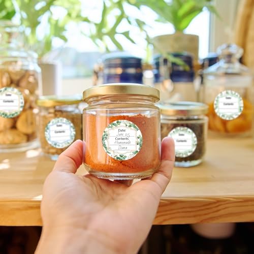 Eco-Friendly 300-Count Water-Resistant Canning Labels