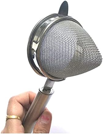 DS Stainless Steel Strainer with Lid Perfect for Tea Cocktail Straining