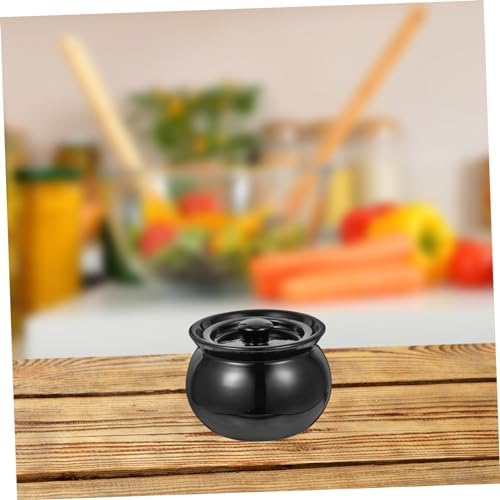 Crock Pot with Lids Clay Soup Bowl for Home Cooking
