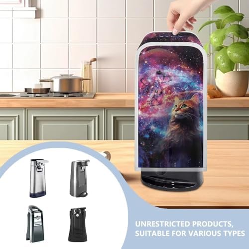 Galaxy Cats Print Electric Can Opener Dust Cover