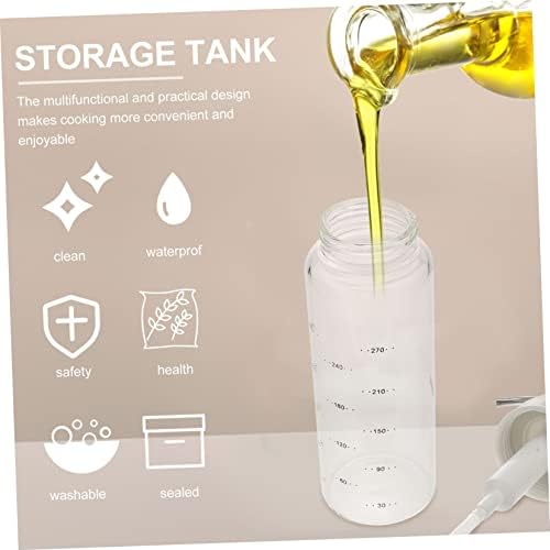 SHOWERORO 300ml Sauce Bottle with Squeeze Mechanism
