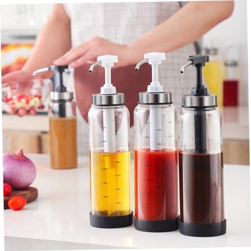 convenience and space-saving ketchup and salad sauce bottle with 500ml capacity