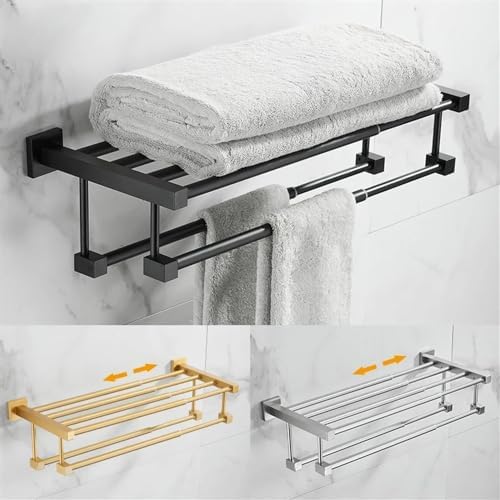 Wall-Mounted Stainless Steel Towel Holder