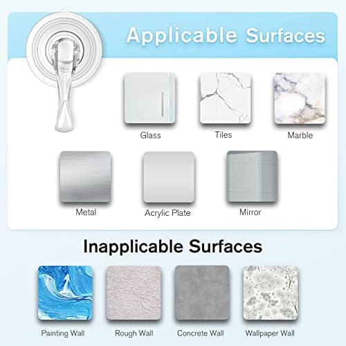 Essential Suction Cup Hooks Small Clear Heavy Duty