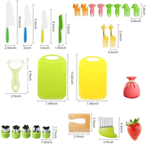 Kids Kitchen Knife Set for Safe Cooking
