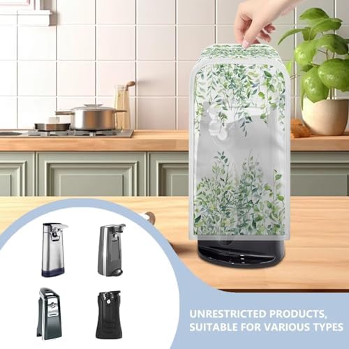 Maiyoinou Leaf Green Can Opener Cover Anti-Fingerprint Protection