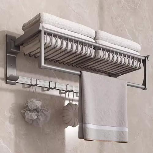 ANNBKA Towel Holder Wall-Mounted Towel Rack 10-inch 50CM