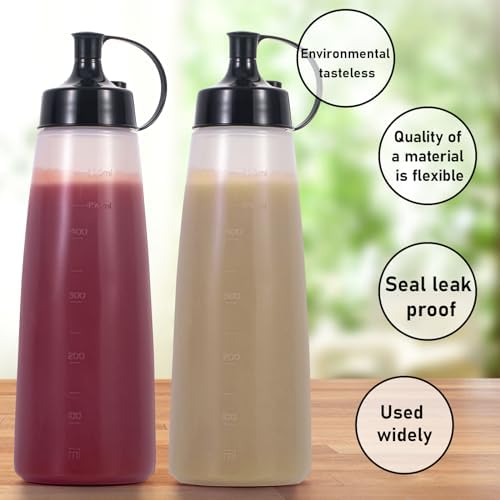 Squeeze-Perfect Katfor odorless Eco-friendly condiment bottle in 2pack