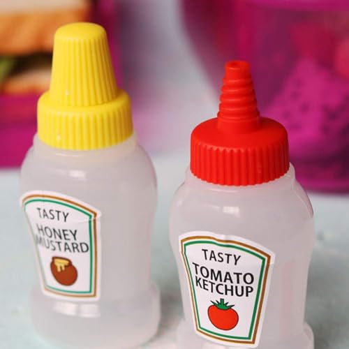 Perfect 2-Piece Squeeze Ketchup Bottles for Adults