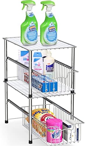 Simple Houseware - Stackable Metal Storage Rack