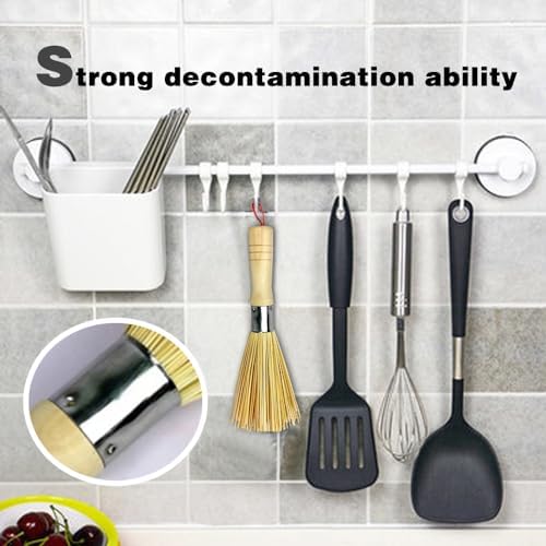 ZIYOUUGOU Bamboo Pot Brush Set 25cm x 4