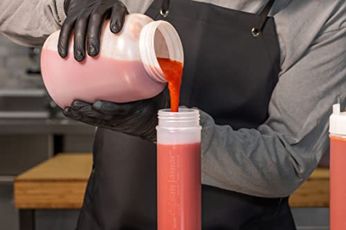 San Jamar EZ-KLEEN Squeeze Bottle 20 oz - Compact Easy to Dispense