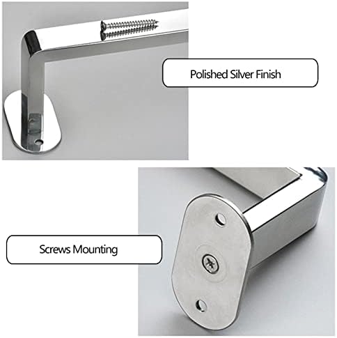 Sturdy Wall-Mounted Stainless Steel Towel Rail 40-120cm