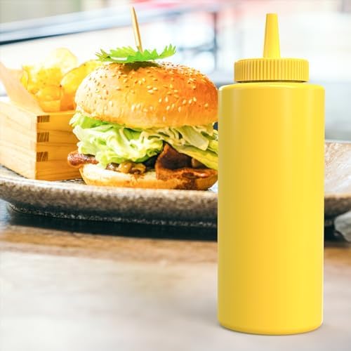 BrightFrom Condiment Squeeze Bottles BPA-Free 12oz 2Pack