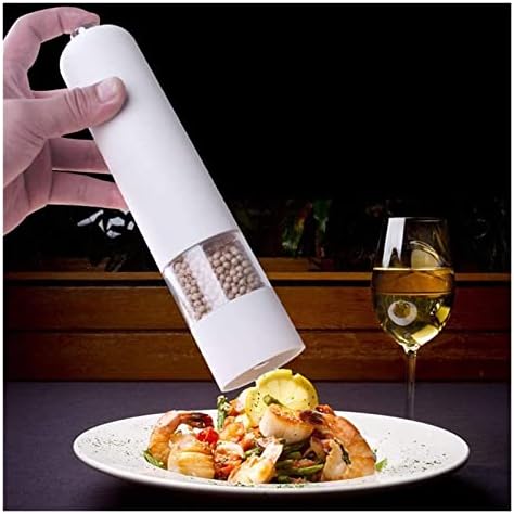 Refillable Pepper Mill with LED Light Set
