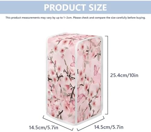 TODIYADDU Pink Flower Can Opener Cover - Electric Kitchen Tool Protection