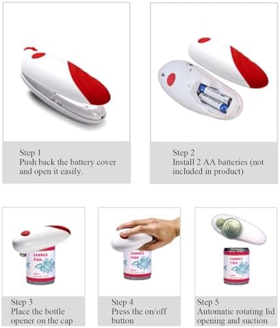Electric Can Opener Smooth Powerful and Portable