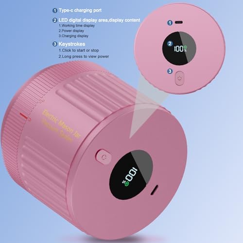 Electric Mason Jar Vacuum Sealer Kit Extend Storage Time