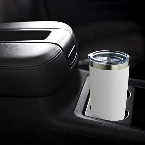 COMOOO 20oz Double Wall Vacuum Insulated Travel Mug Set