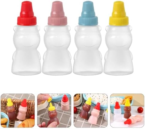 bears shaped mini condiment bottles 23ml pack of 8