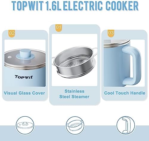 TopWit Multi-Use Electric Hot Pot with 16L Capacity