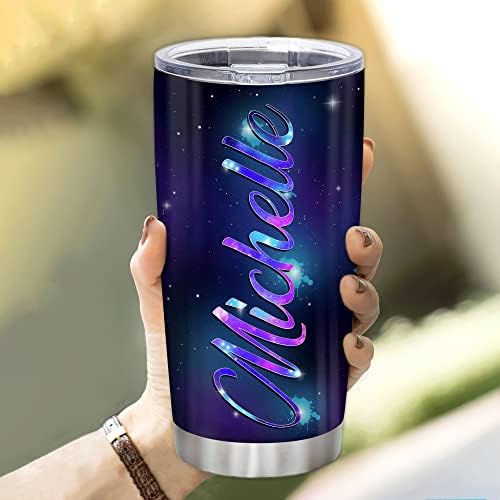 Personalized Butterfly Lovers Tumbler - 20oz Stainless Steel with Anti-Sweat Lid