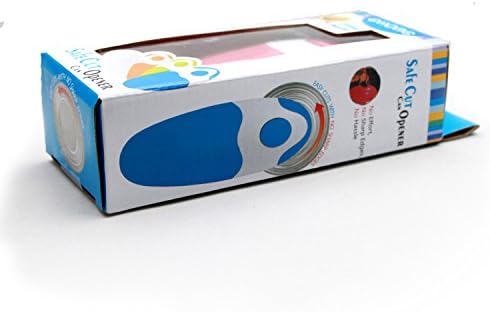 Safe Ergonomic Electric Can Opener with Soft Edge