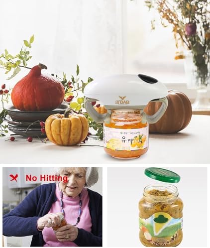 Electric Jar Opener for Seniors Hands-Free Can Opener