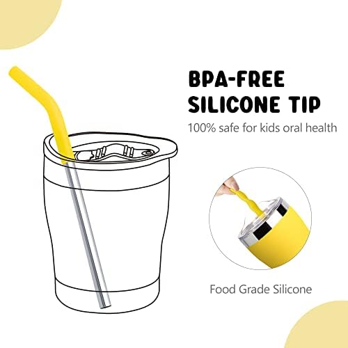 safety Kids Tumbler with Straw Insulated for All Day Enjoyment
