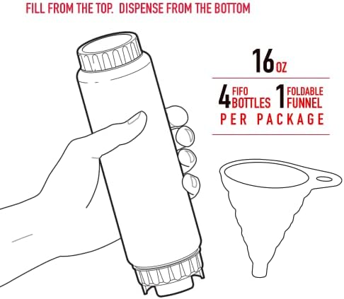 Non-Distracting Ketchup Dispenser 4-Pack