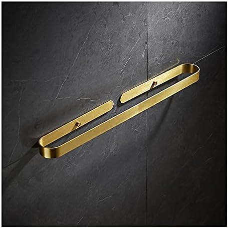 High-Quality Aluminum Towel Rail Wall-Mounted Bathroom Towel Holder Gold Black Option