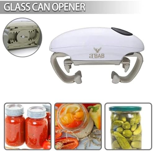 Electric Jar Opener for Seniors Hands-Free Can Opener