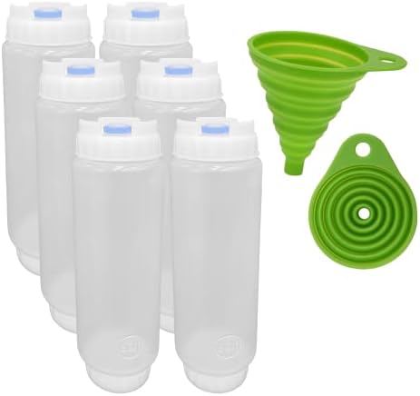 Rockland Guard FIFO Squeeze Bottle 6 Pack Blue
